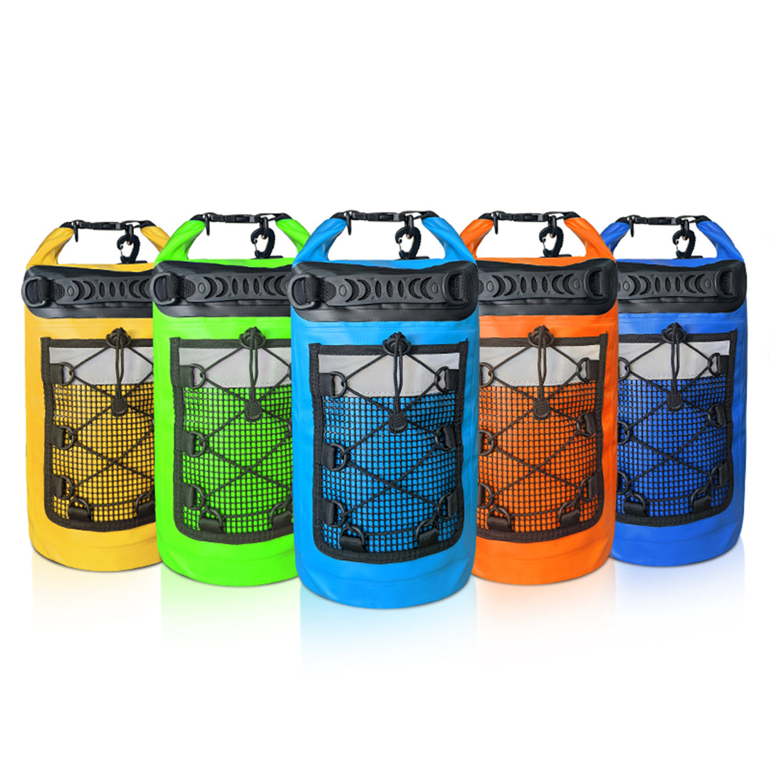 Durable Dry Bag with Mesh Pocket Bowlift