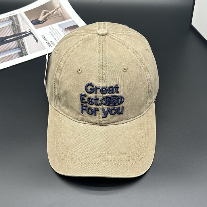 Unisex Graphic Embroidered Cap Bowlift