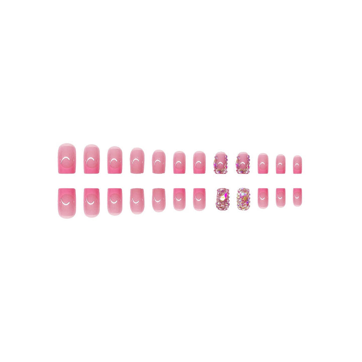 Luxury Rhinestone-Embellished Nail Art Set Bowlift