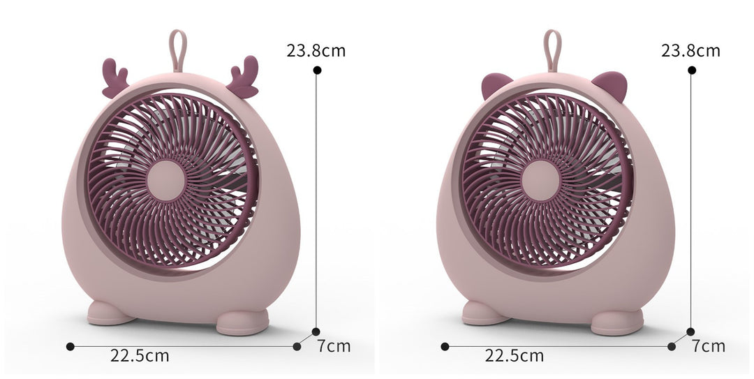 Women's Portable Mini Fan in Kawaii Animal Design Bowlift