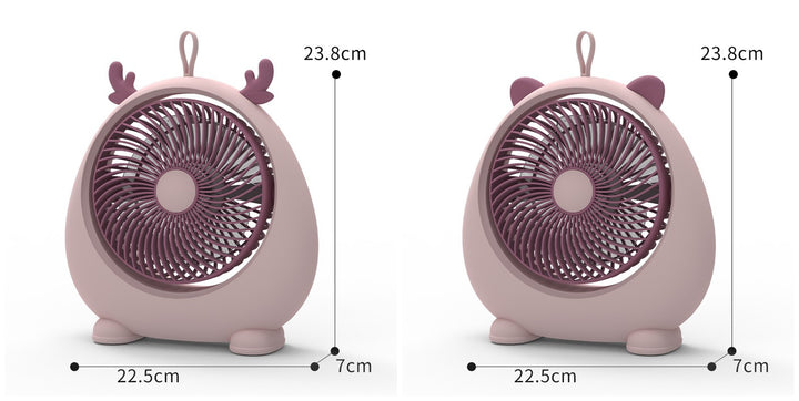 Women's Portable Mini Fan in Kawaii Animal Design Bowlift