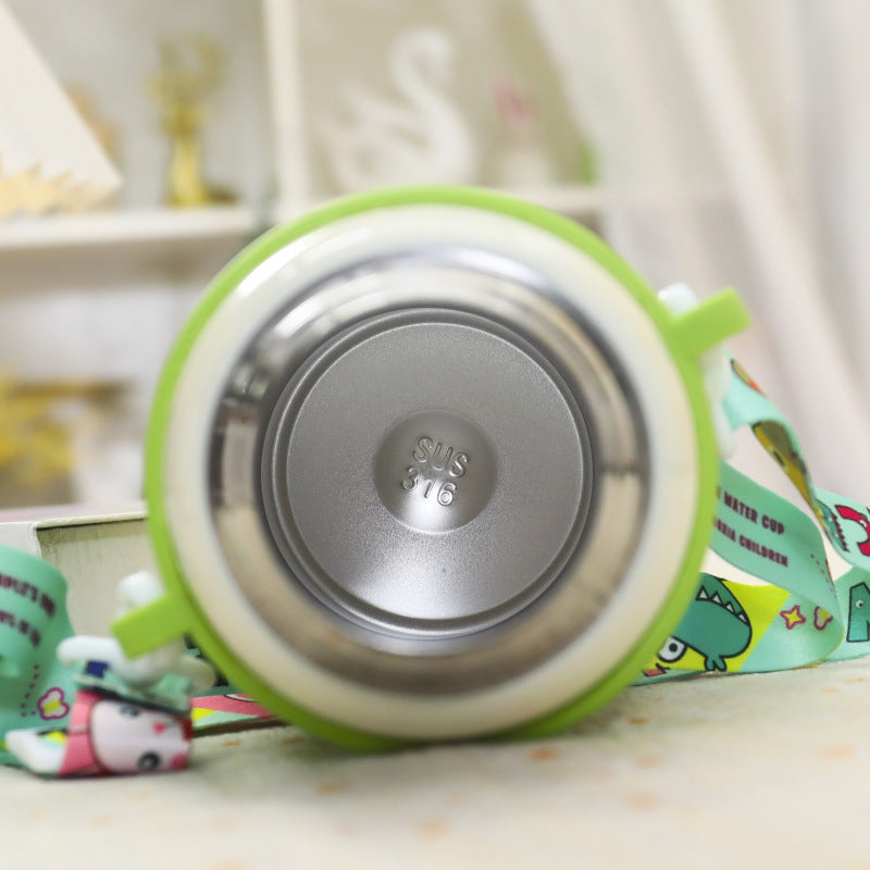 Women's High-Quality Insulated Drinking Bottle with Cute Frog Design Bowlift