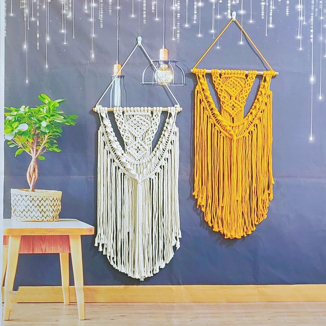 Macrame Wall Hanging Art Decor Bowlift