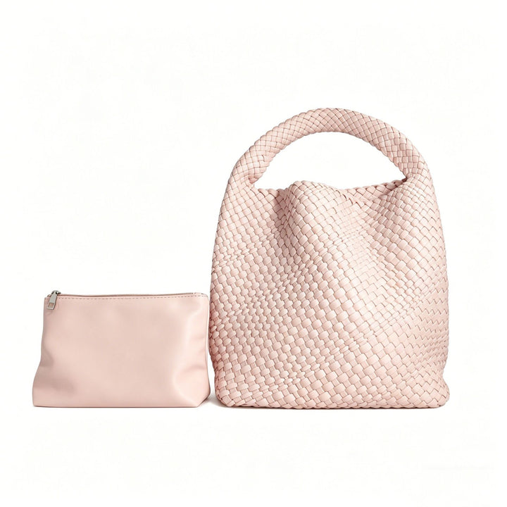 Textured Braided Tote Bag Bowlift
