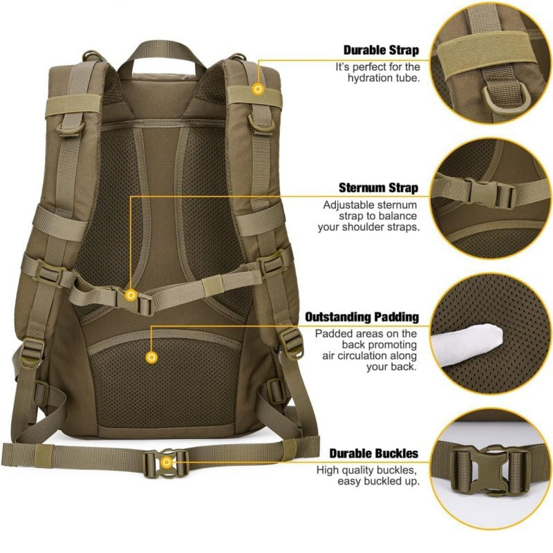 Robust Tactical Backpack Bowlift