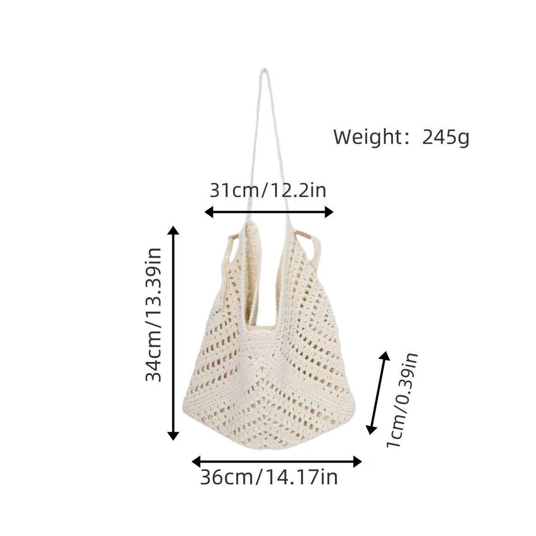 Handcrafted net tote bag Bowlift