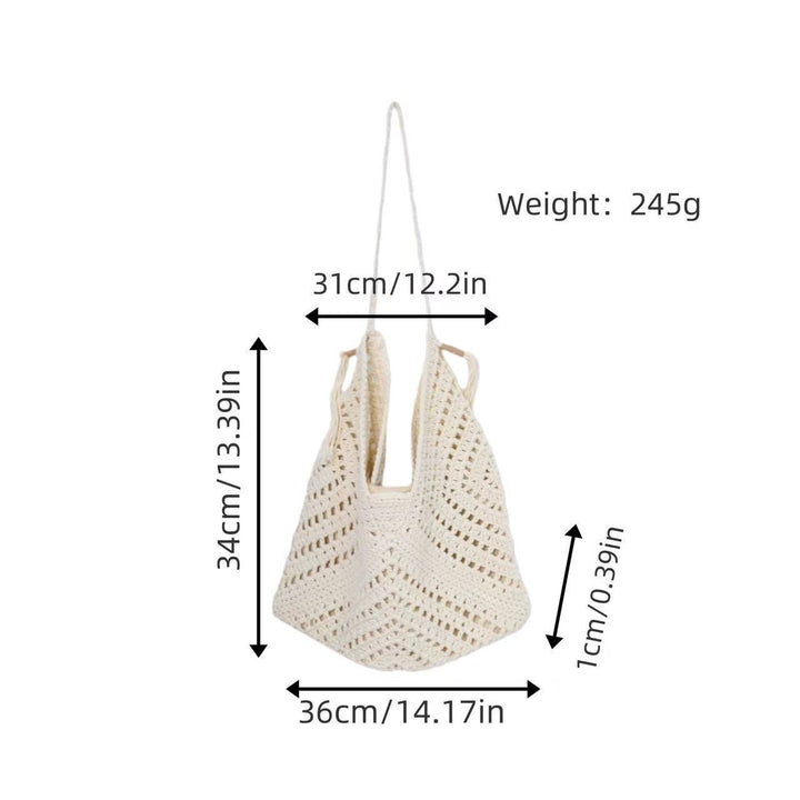 Handcrafted net tote bag Bowlift