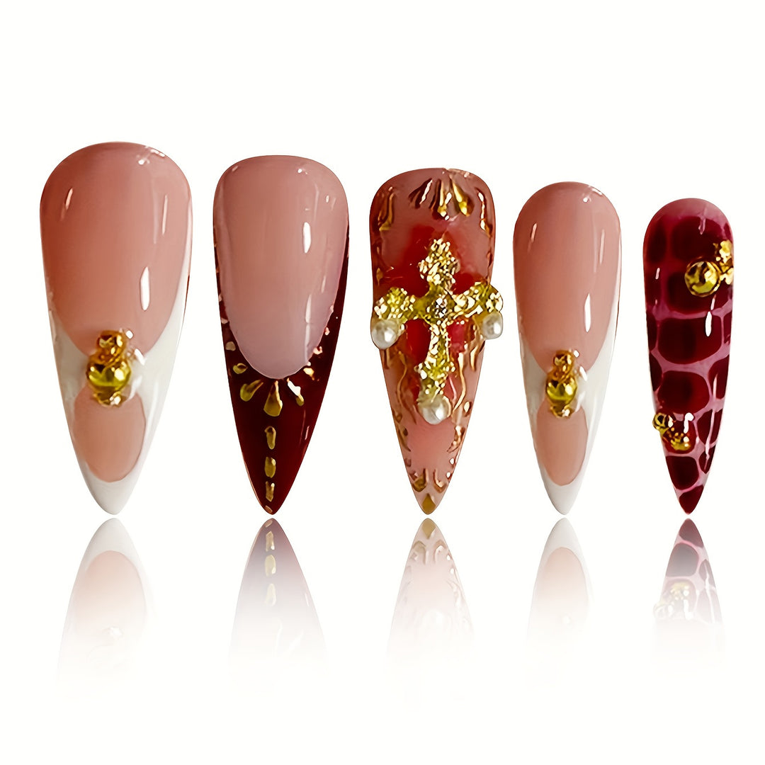 Elegant Sculpted Nail Enhancements Bowlift