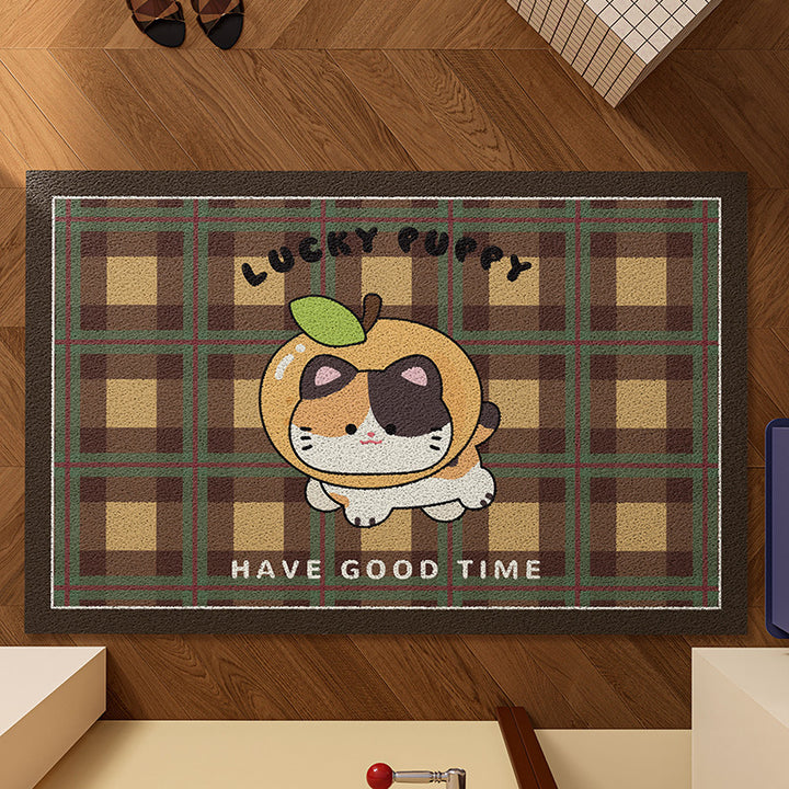 Playful Puppy-Themed Area Rug