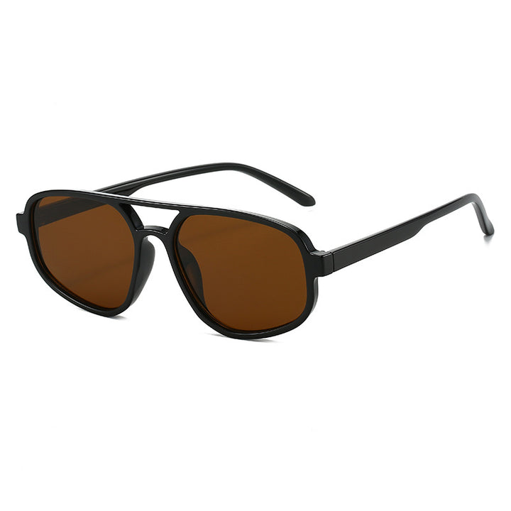 Women's fashionable sunglasses with wide frame and UV protection Bowlift