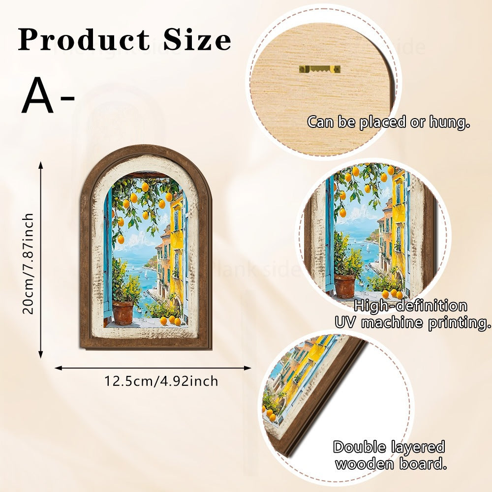 Wall decoration with lemon pattern Bowlift