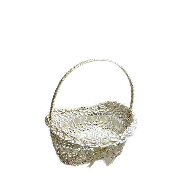 Decorative Woven Storage Basket Bowlift