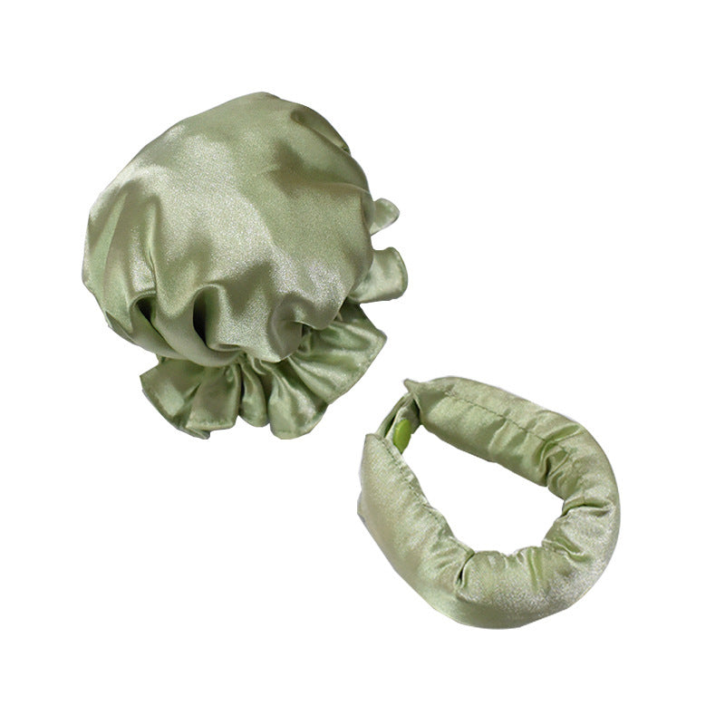 Luxurious Satin Hair Bonnet and Headband Set