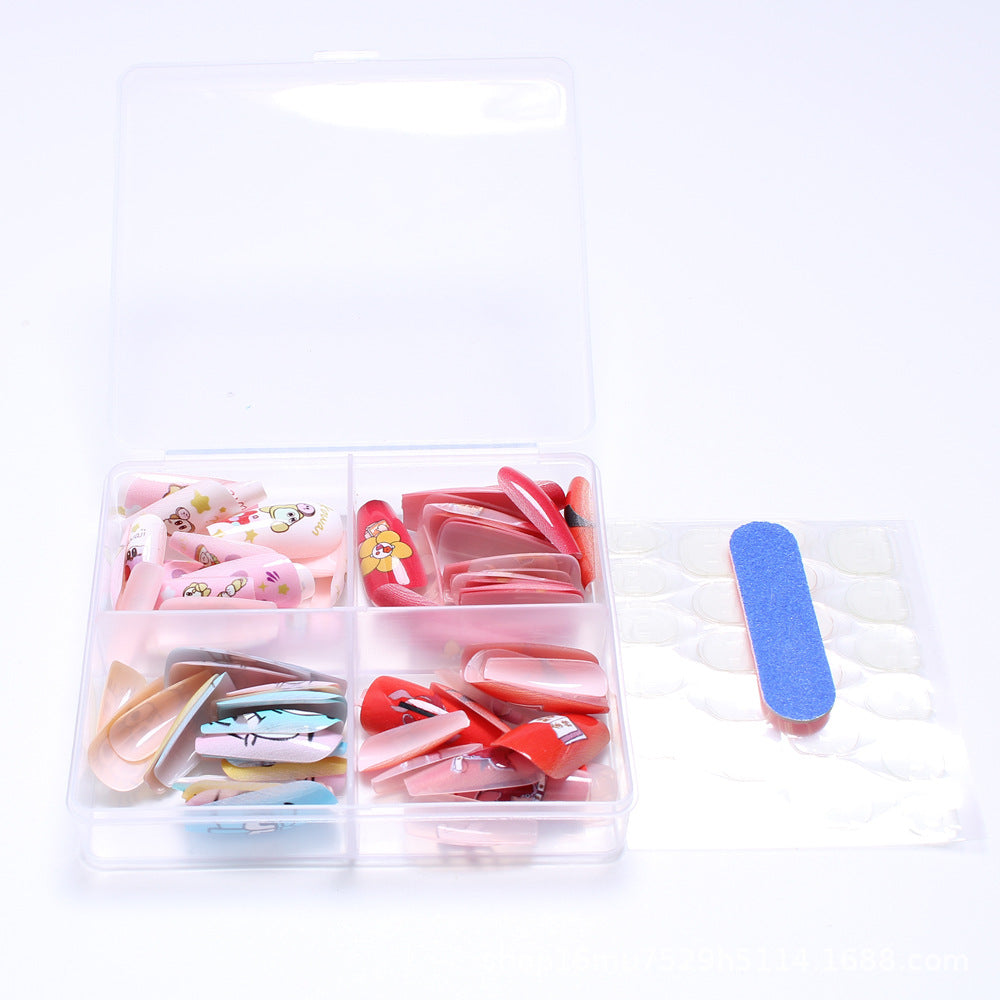 Decorative Press-On Nail Art Set Bowlift