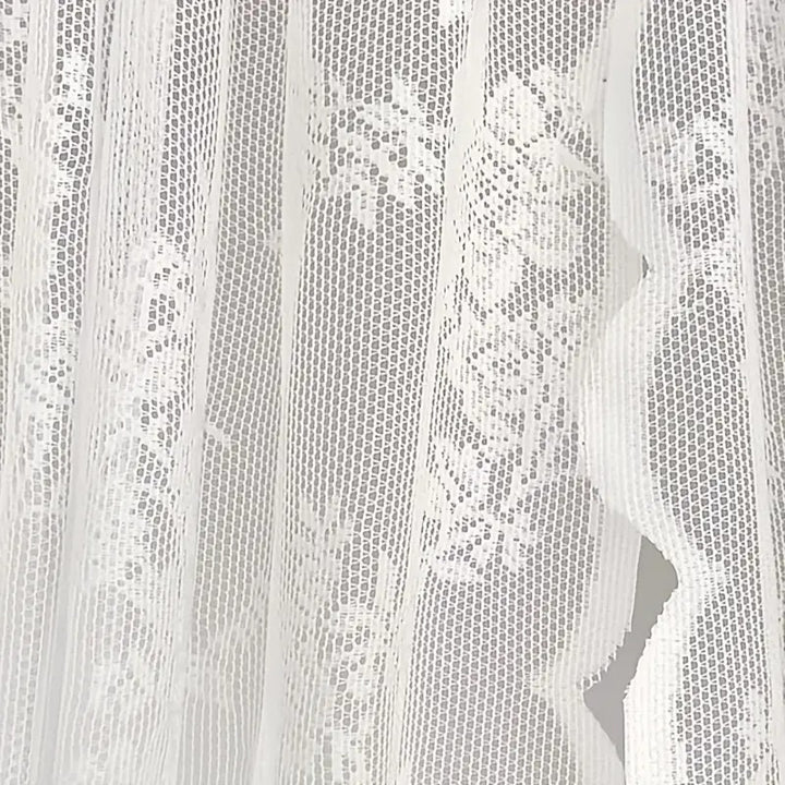 Elegant Lace Window Drapery