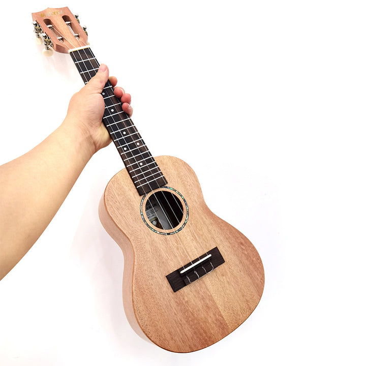 23-Inch Handmade Acoustic Ukulele Bowlift