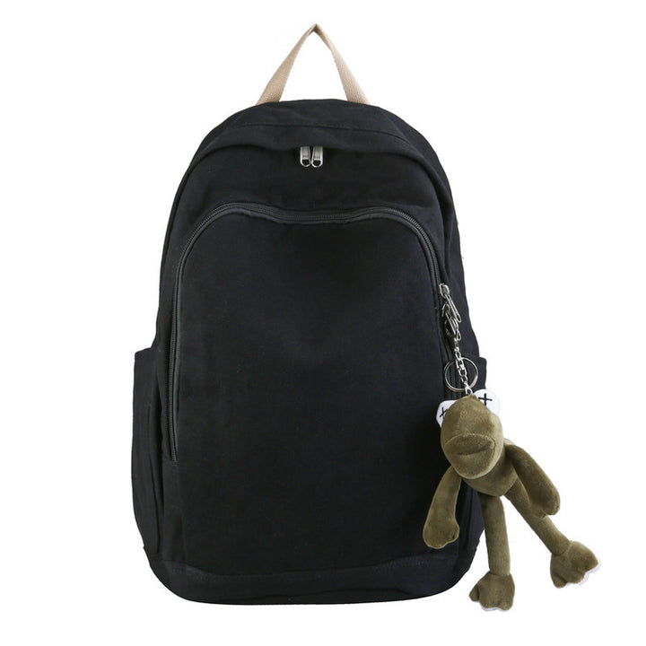 Casual Canvas School Backpack Bowlift