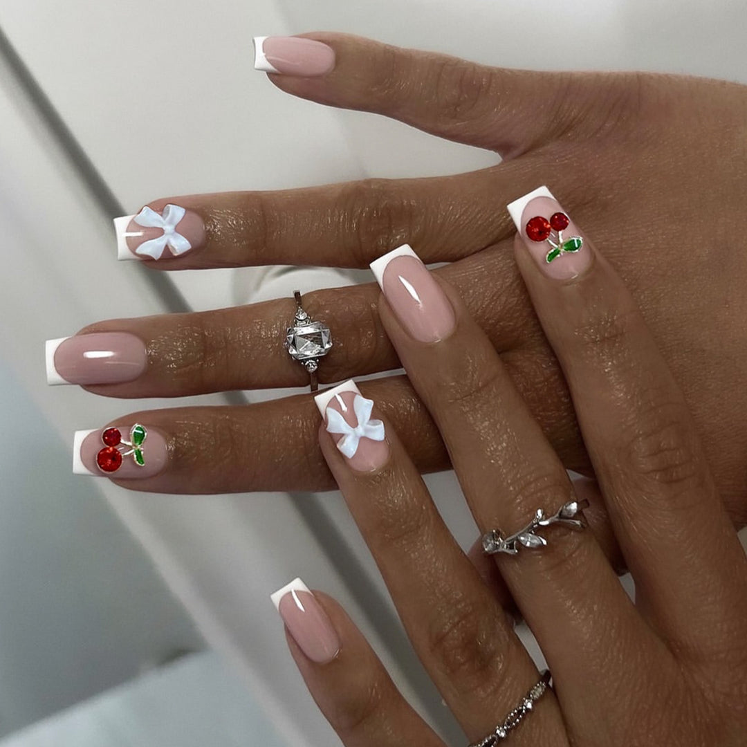Creative French Tip Nail Art Bowlift