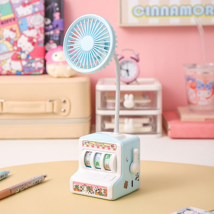 Retro Slot Machine Desktop Fan Bowlift