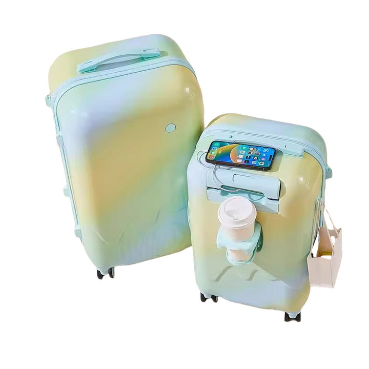 Stylish Hard-Shell Carry-On Luggage Bowlift