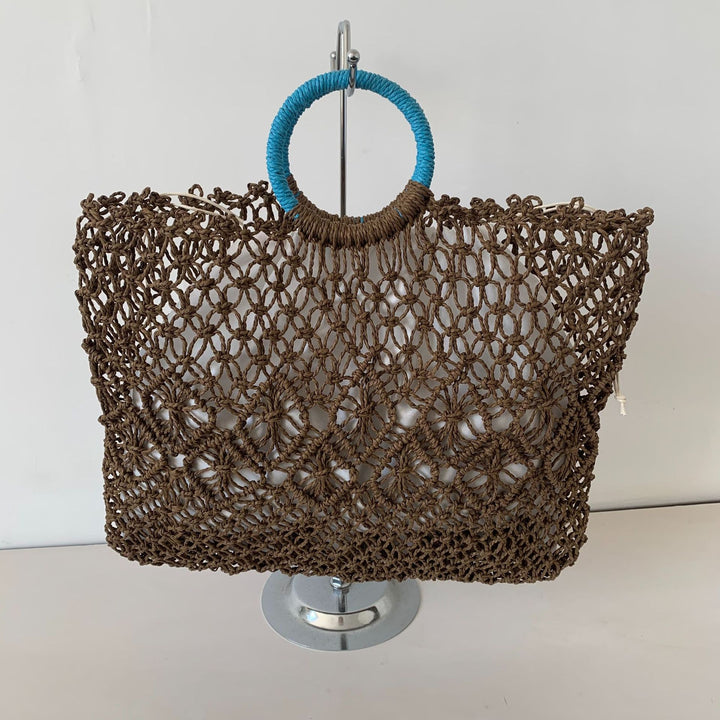 Handmade Macramé Beach Bag Bowlift