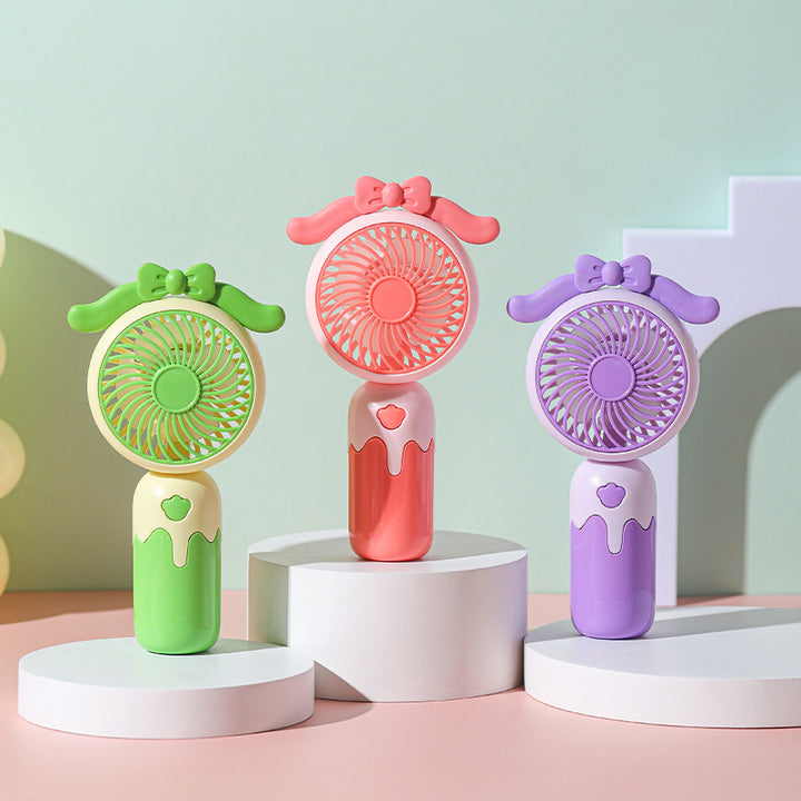 Unisex Cartoon Hand Fan with Cute Animal Design Bowlift