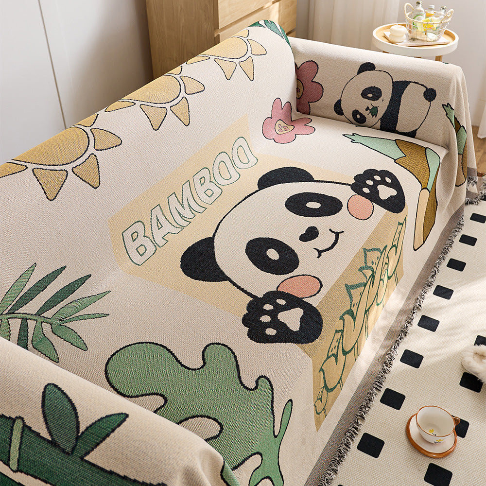 Decorative Panda Throw Blanket