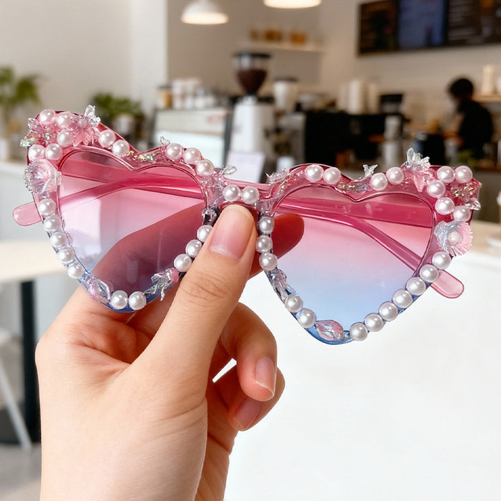 Decorative Cat-Eye Sunglasses Bowlift