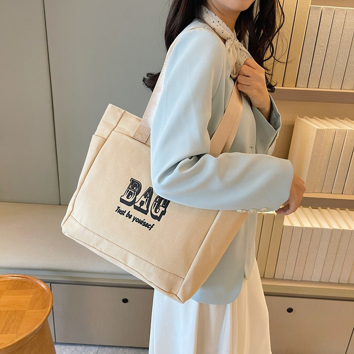Casual Canvas Tote Bag Bowlift