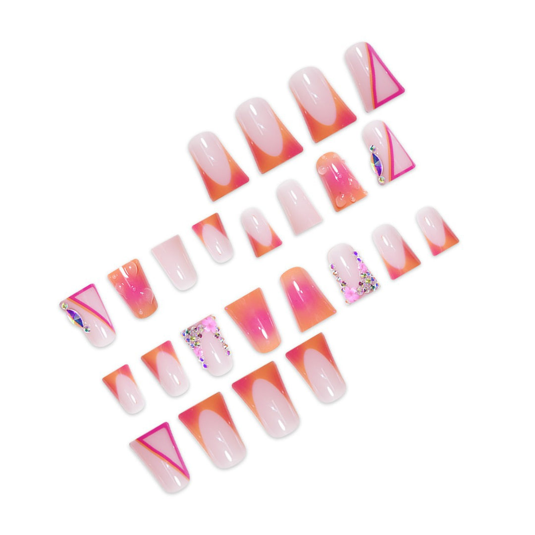 Decorative Press-On Nail Extensions Bowlift
