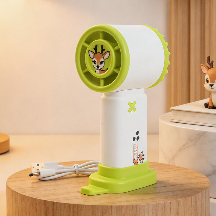Women portable personal fan with cute design Bowlift