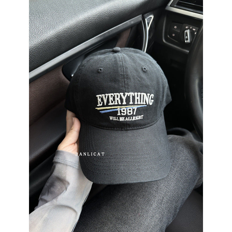 Men's Casual Embroidered Statement Baseball Cap Bowlift