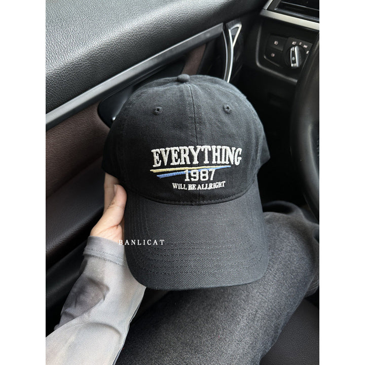 Men's Casual Embroidered Statement Baseball Cap Bowlift