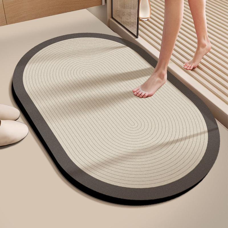 Absorbent Bathroom Floor Mat Bowlift