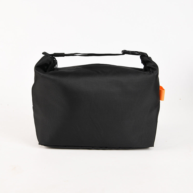 Compact Roll-Top Travel Toiletry Organizer Pouch Bowlift