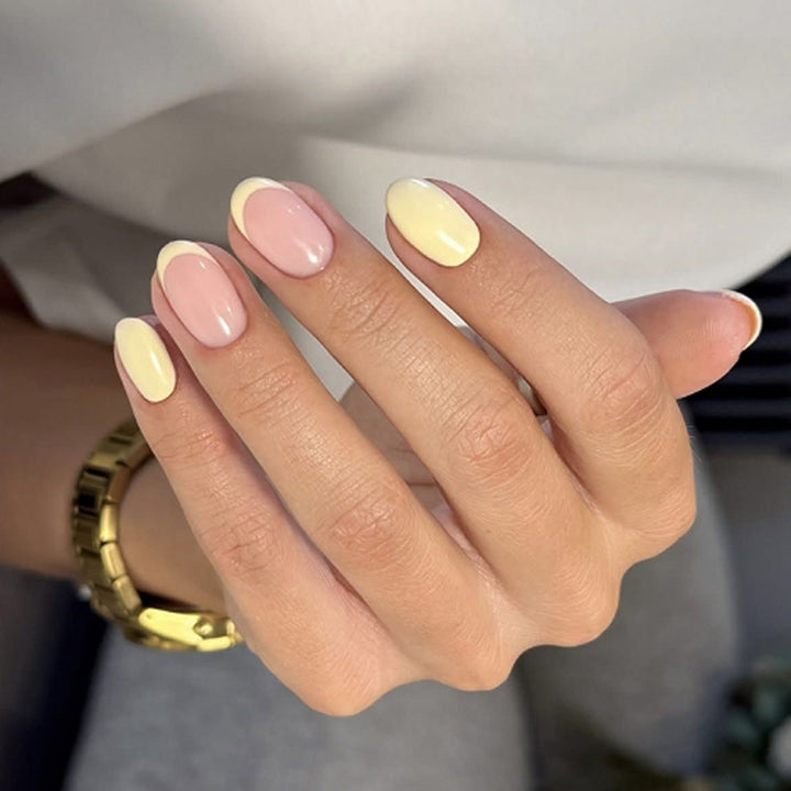 Artistic Nail Art with Elegant French Tip Bowlift