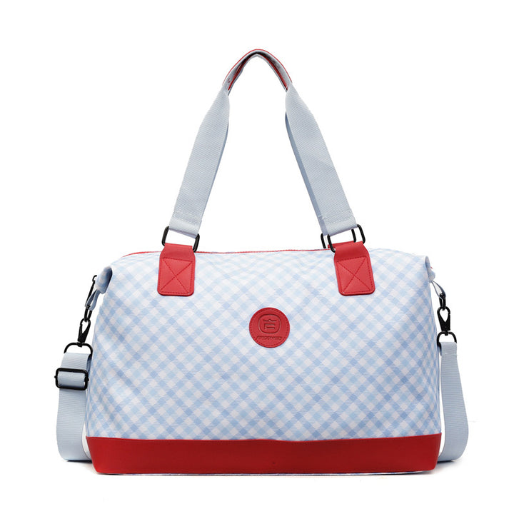 Sporty Travel Bag With Durable Surface Bowlift