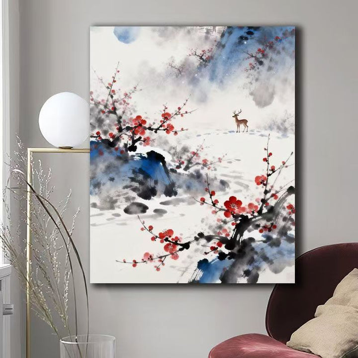 Nature Scene Watercolor Canvas Art Bowlift