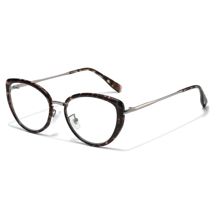 Fashion-Forward Cat-Eye Sunglasses with Trendy Tortoiseshell Frame Bowlift
