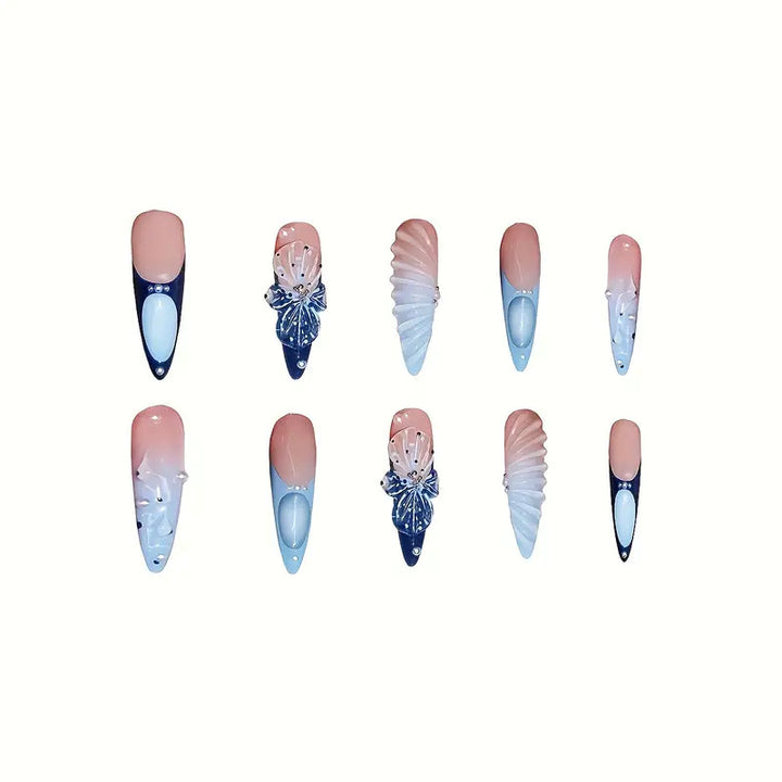 Artistic Themed Nail Extensions Bowlift