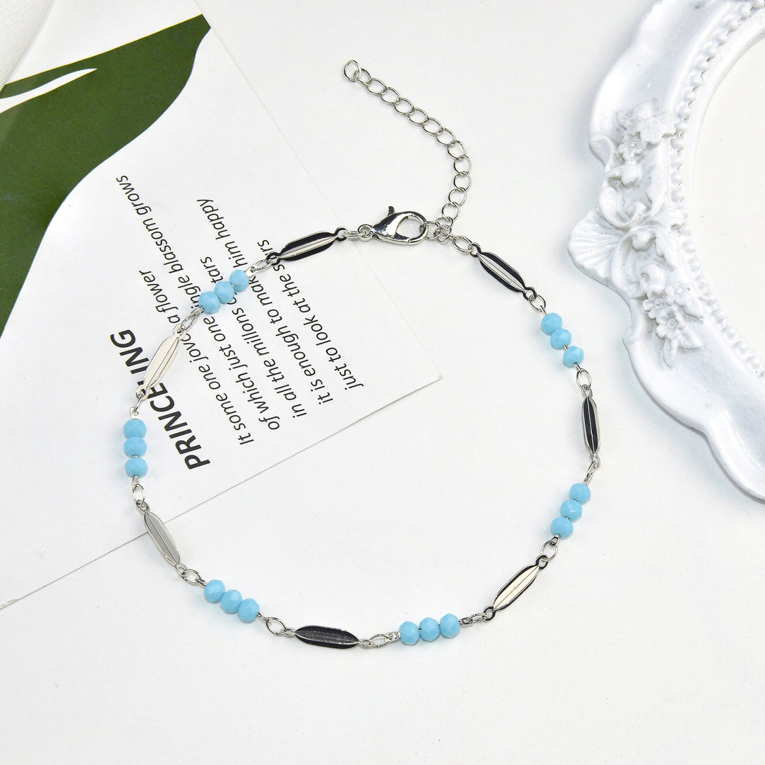 Elegant Beaded Anklet Bowlift