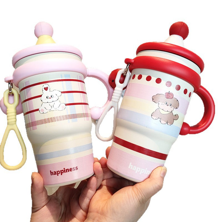 Ladies creative drinking cup with practical flip lid Bowlift