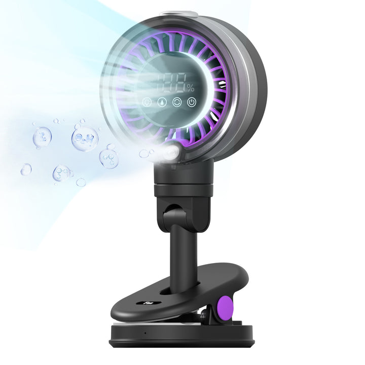 Portable Mist Cooling Fan with Adjustable Settings Bowlift