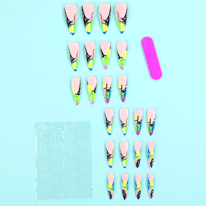Art Nail Set in Creative Modern Design Bowlift