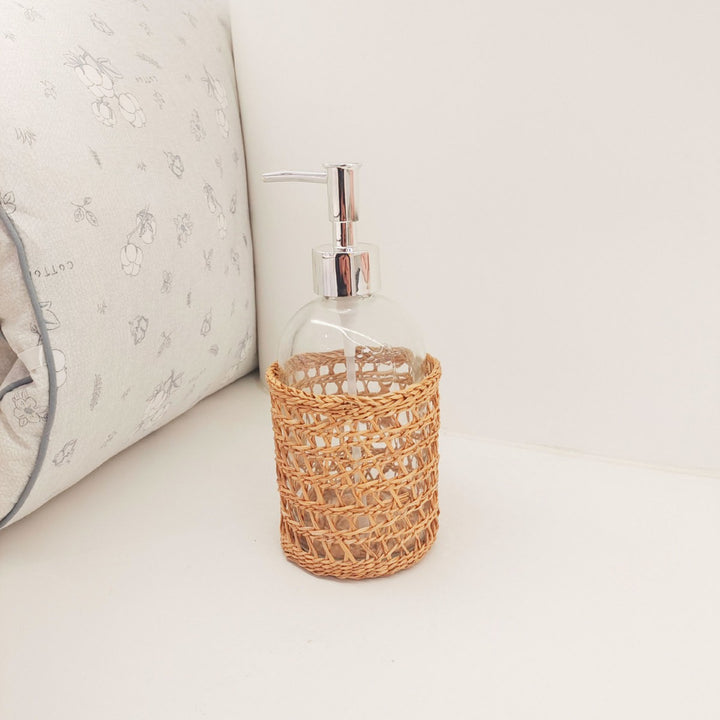 Decorative Woven Soap Dispenser Bowlift