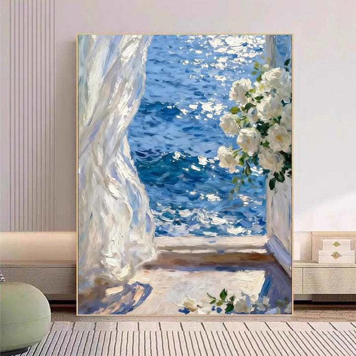 Coastal Ocean View Canvas Artwork Bowlift