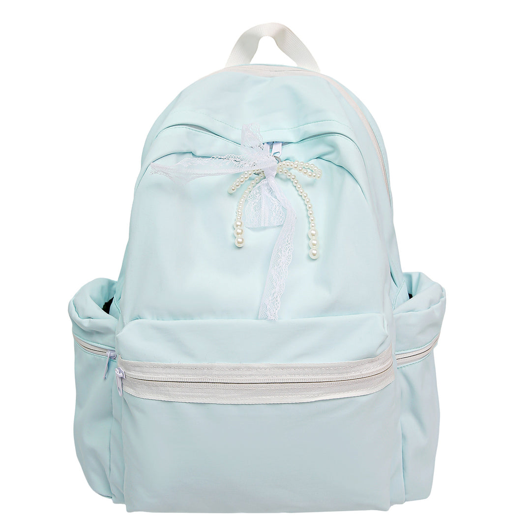 Decorative Lace-Trim Backpack