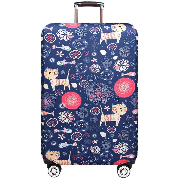 Artistic Animal Print Hard Shell Luggage Bowlift