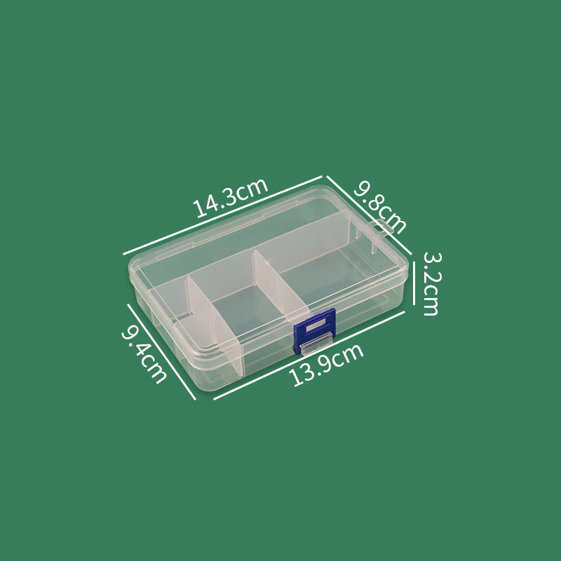 Multi-Compartment Transparent Storage Box Bowlift