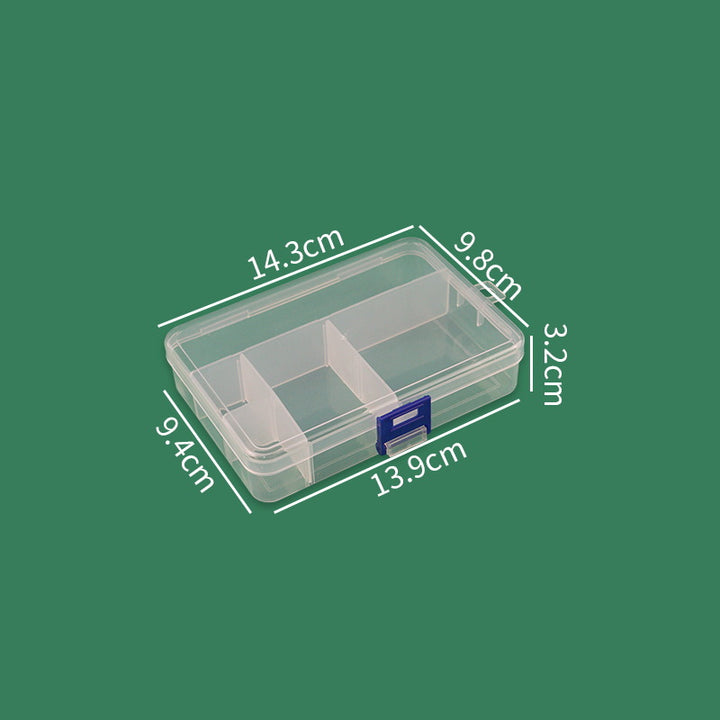 Multi-Compartment Transparent Storage Box Bowlift